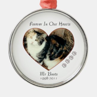 forever pet memorial ornament add your photo