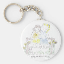 Forever_sisters Key Chain