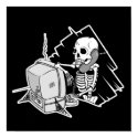 forever skeleton on hold tech support posters by geekme forever skeleton on hold tech support posters