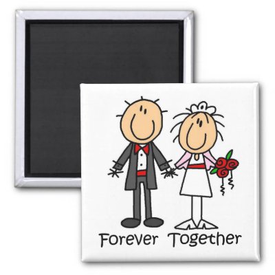 Forever Together T-shirts and Gifts magnets
