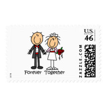 Forever Together T-shirts and Gifts Postage Stamp