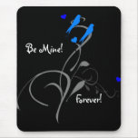 Forever Valentine Bluebirds Mousepad mousepads