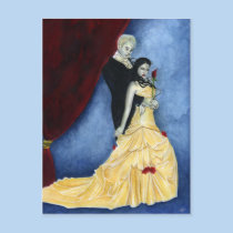 Forever vampire couple Postcard postcards