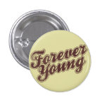 Forever Young Retro Flair buttons