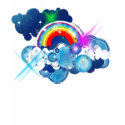 "Forever Your Rainbow" V-neck t-shirts by CandeeSparks "Forever Your Rainbow" V-neck t-shirts
