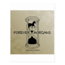 ForeverMorgans Logo Gold Background Post Card
