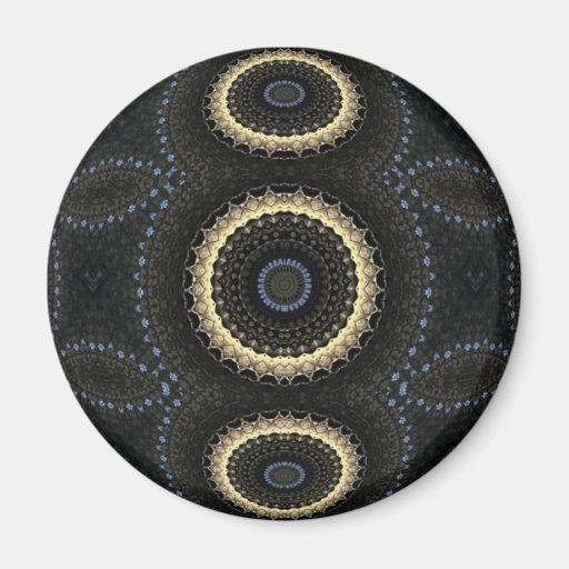Forget Me Circles Refrigerator Magnets