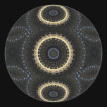 Forget Me Circles Round Sticker