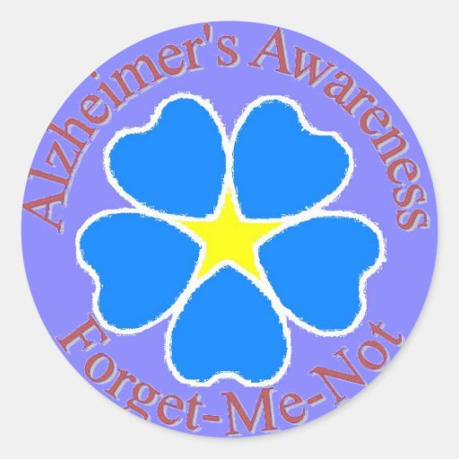 Me Not Alzheimer's Sticker Zazzle