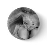 Forget me not angel Button