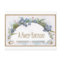 Forget-Me-Not Birthday postcards