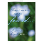 Forget Me Not... Card