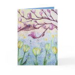 Forget-me-not dance greeting cards