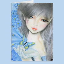 Forget me not Fairy Greeting Card cards