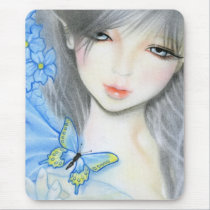 Forget me not Fairy MOUSEPAD mousepads