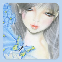 Forget me not Fairy sticker stickers