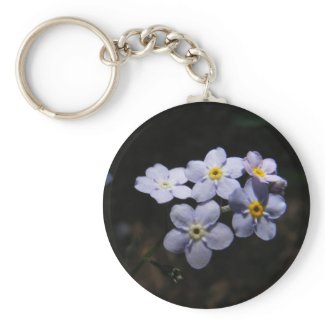 Forget Me Not ~ keychain