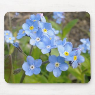Forget Me Not Mousepad mousepad