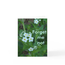 Forget me not Note Card