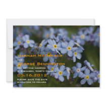 Forget-Me-Not • Save the Date Announcement invitations