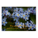 Forget-Me-Not • Wedding Favour Tag business cards by SabineStGreetings Forget-Me-Not • Wedding Favour Tag business cards