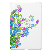 Forget Me Nots Floral Garden iPad Mini Case