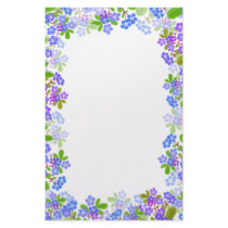 Forget Me Nots Floral Stationery