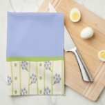 Forget-Me-Nots (Monogrammed Guest Towel) kitchen towels