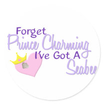 Forget Prince Charming - Seabee stickers