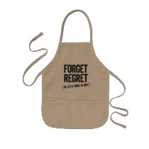 Forget Regret aprons
