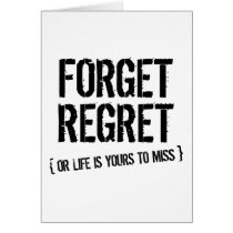 Forget Regret cards