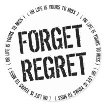 Forget Regret stickers
