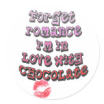 Forget Romance - I'm In Love With Chocolate! stickers