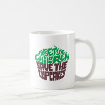 Forget the Children - Green+Dark Chocolate Mugs