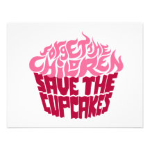 Forget the Children - Pink+Maroon Personalized Invite