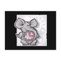 forgetful elephant postcards by doonidesignsanimals forgetful elephant postcards