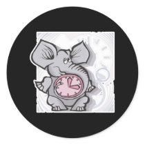 forgetful elephant stickers
