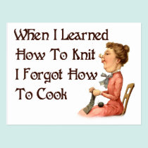 Forgetful Knitter postcards