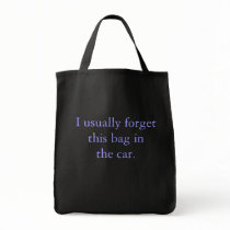 Forgetful Shopper Tote Bag