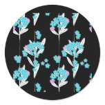 ForgetMeNot_bw_orig Sticker