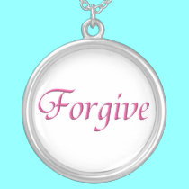 "Forgive" Sterling Silver Necklace by Artists4God "Forgive" Sterling Silver Necklace