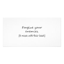 Forgive Your Enemies Custom Photo Card