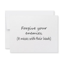 Forgive Your Enemies invitations by FunnyStuffStore Forgive Your Enemies invitations