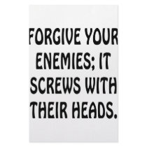 Forgive Your Enemies It Screws With Their Heads Personalized Stationery