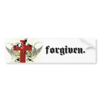 forgiven bumper stickers