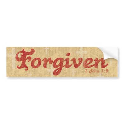 Forgiven Bumper Sticker by ChristianBumper