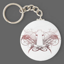 Forgiven by the Cross keychains