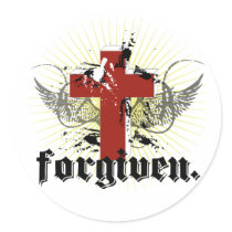 forgiven stickers by Christianity forgiven stickers