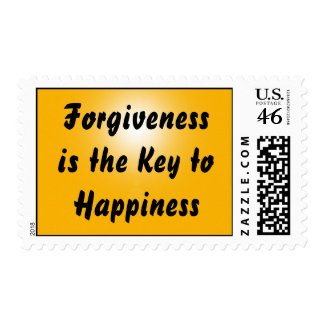 Forgiveness is the Key to Happiness - stamp