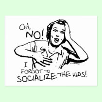 Forgot the Socialization postcards